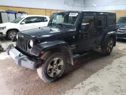 Salvage cars for sale from Copart Kincheloe, MI: 2015 Jeep Wrangler Unlimited Sahara