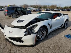 Salvage cars for sale at Bridgeton, MO auction: 2017 Chevrolet Corvette Grand Sport 3LT