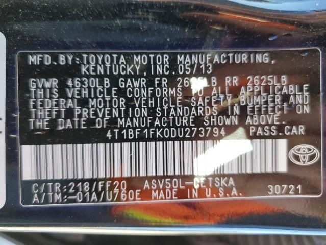 2013 Toyota Camry L