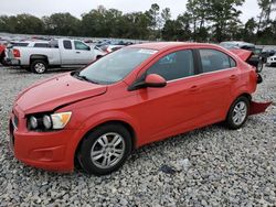 Chevrolet salvage cars for sale: 2013 Chevrolet Sonic LT