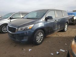 KIA salvage cars for sale: 2016 KIA Sedona LX