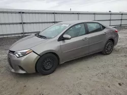 Toyota salvage cars for sale: 2016 Toyota Corolla L