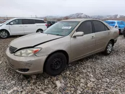 Toyota salvage cars for sale: 2002 Toyota Camry LE