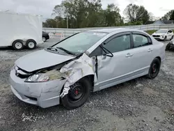 Salvage cars for sale at Gastonia, NC auction: 2009 Honda Civic VP