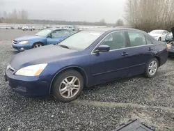 Salvage cars for sale at Arlington, WA auction: 2007 Honda Accord SE