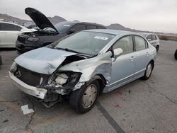 Honda Civic salvage cars for sale: 2008 Honda Civic Hybrid