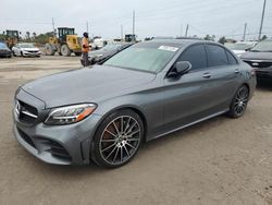 Salvage cars for sale at Riverview, FL auction: 2020 Mercedes-Benz C300