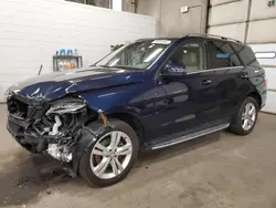 Mercedes-Benz m-Class salvage cars for sale: 2015 Mercedes-Benz ML 350 4matic