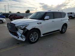 2018 Infiniti QX80 Base en venta en Oklahoma City, OK