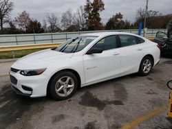 Chevrolet salvage cars for sale: 2018 Chevrolet Malibu LS