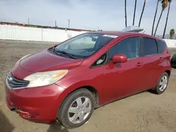 Salvage cars for sale from Copart Van Nuys, CA: 2015 Nissan Versa Note S