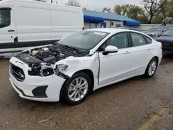 Salvage cars for sale at Wichita, KS auction: 2019 Ford Fusion SE