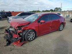 Salvage cars for sale at Homestead, FL auction: 2021 Toyota Corolla LE