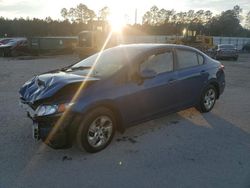 Vehiculos salvage en venta de Copart Harleyville, SC: 2013 Honda Civic LX