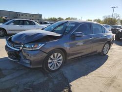 Salvage cars for sale at auction: 2015 Honda Accord EX