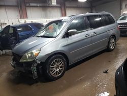 Salvage cars for sale from Copart Elgin, IL: 2006 Honda Odyssey Touring