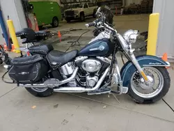 Salvage motorcycles for sale at Wayland, MI auction: 2002 Harley-Davidson Flstc