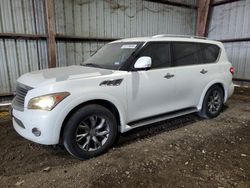 Salvage cars for sale at Houston, TX auction: 2013 Infiniti QX56