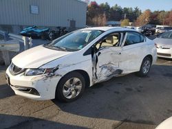 Salvage cars for sale at auction: 2015 Honda Civic LX