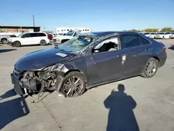 Salvage cars for sale at Grand Prairie, TX auction: 2017 Toyota Camry LE