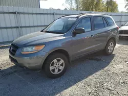 Salvage cars for sale at Gastonia, NC auction: 2009 Hyundai Santa FE GLS