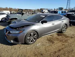 Nissan salvage cars for sale: 2019 Nissan Maxima S