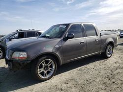 Salvage cars for sale at Antelope, CA auction: 2002 Ford F150 Supercrew Harley Davidson