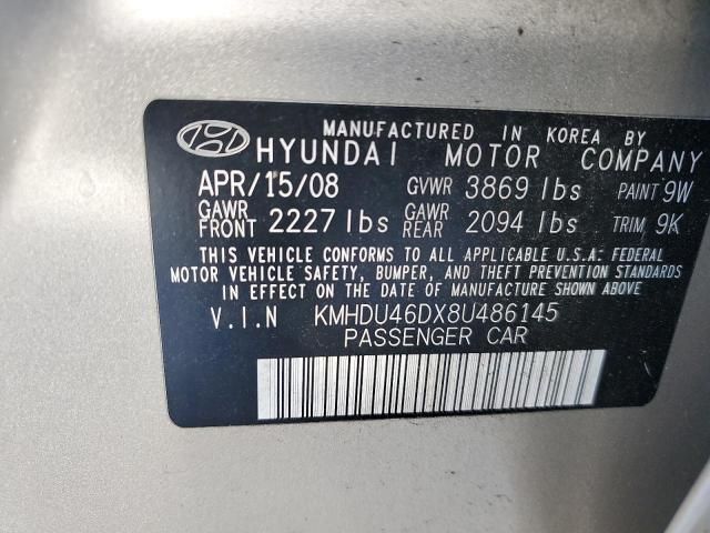 2008 Hyundai Elantra GLS