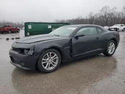 Salvage cars for sale at Ellwood City, PA auction: 2015 Chevrolet Camaro LS