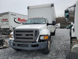 Salvage cars for sale from Copart Chicago: 2013 Ford F750 Super Duty