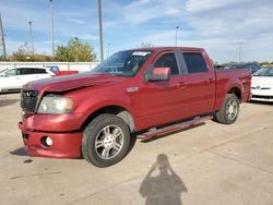 Ford salvage cars for sale: 2007 Ford F150 Supercrew