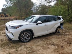 Salvage cars for sale at Gaston, SC auction: 2021 Toyota Highlander Platinum