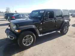 Vehiculos salvage en venta de Copart Dunn, NC: 2019 Jeep Wrangler Unlimited Sahara