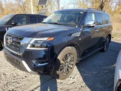 Salvage cars for sale at Marlboro, NY auction: 2021 Nissan Armada Platinum