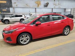 Chevrolet salvage cars for sale: 2019 Chevrolet Cruze LT