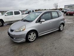 Salvage cars for sale at Kansas City, KS auction: 2007 Honda FIT S