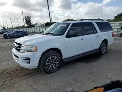 Ford Vehiculos salvage en venta: 2017 Ford Expedition EL XLT