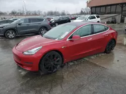 Salvage cars for sale at Fort Wayne, IN auction: 2018 Tesla Model 3