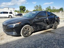 Salvage cars for sale at Opa Locka, FL auction: 2022 Hyundai Elantra SEL