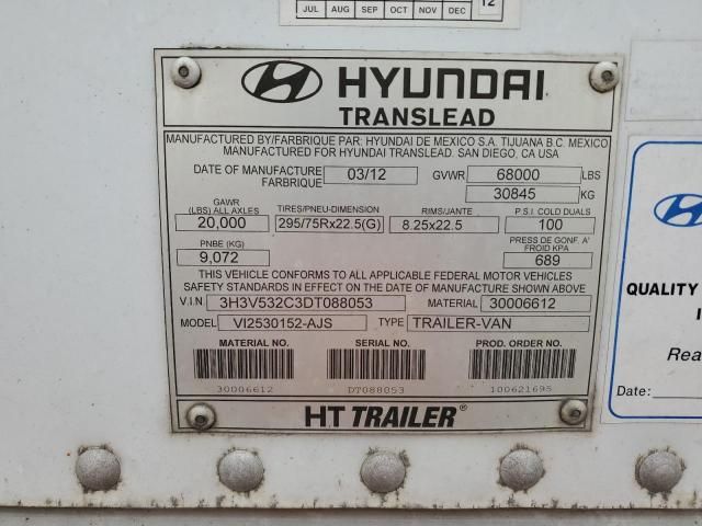 2013 Hyundai DRY Van