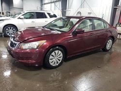 Salvage cars for sale at Ham Lake, MN auction: 2009 Honda Accord LX