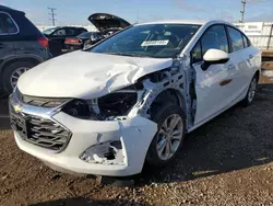 Salvage cars for sale at Elgin, IL auction: 2019 Chevrolet Cruze LT