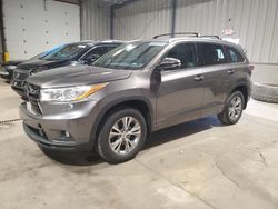 Salvage cars for sale at West Mifflin, PA auction: 2014 Toyota Highlander XLE