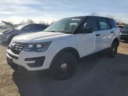 Carros salvage sin ofertas aún a la venta en subasta: 2017 Ford Explorer Police Interceptor