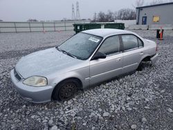 Salvage cars for sale at Barberton, OH auction: 2000 Honda Civic Base