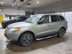 Salvage cars for sale at Candia, NH auction: 2009 Hyundai Santa FE GLS