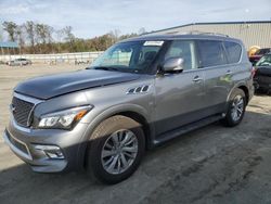 Salvage cars for sale at Spartanburg, SC auction: 2016 Infiniti QX80