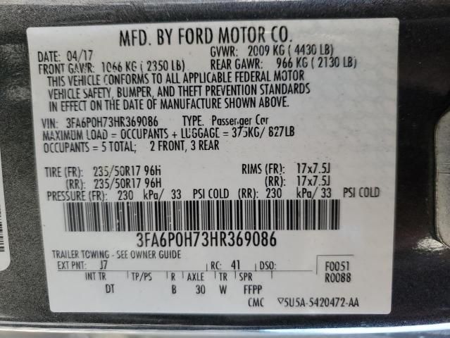 2017 Ford Fusion SE