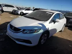 2013 Honda Civic LX en venta en Brighton, CO