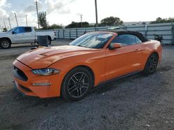 Salvage cars for sale at Miami, FL auction: 2020 Ford Mustang